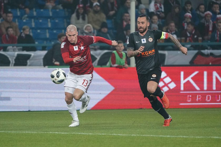 Pilka nozna. Ekstraklasa. Cracovia Krakow - Wisla Krakow. 07.10.2018