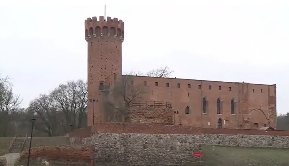 Zamek w Świeciu (zdjęcie YouTube.com/Polsat Wydarzenia)