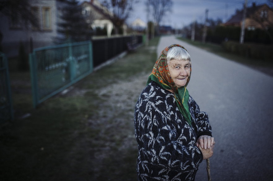 Pani Nina, mieszkanka Grabowca opiekuje się mężem chorym na alzheimera