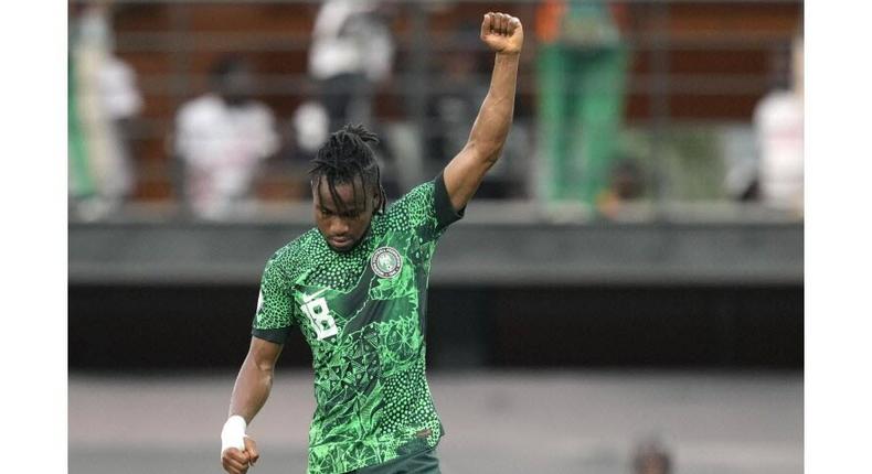 Ademola Lookman a marqué le but de la victoire pour le Nigeria à la 41e minute Photo Sipa Sunday Alamba