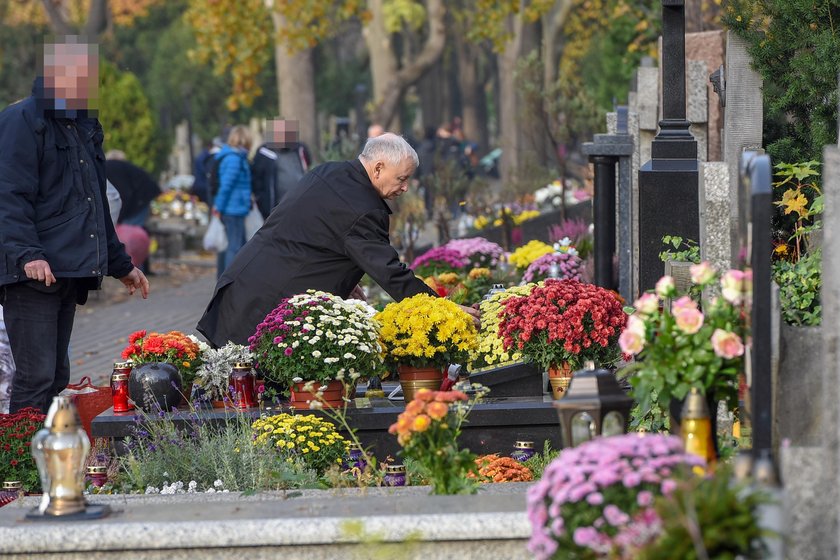 Jarosław Kaczyński odwiedził grób matki