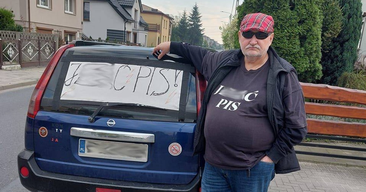 Pan Janusz stanie przed sądem za napis na samochodzie. "To atak na wolność słowa"