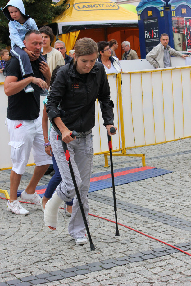 Maja Włoszczowska chce spotkać wróżkę, która zaczaruje jej stopę