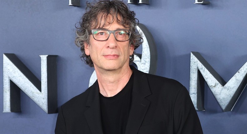 Neil Gaiman at The Sandman World Premiere in London.Mike Marsland/WireImage