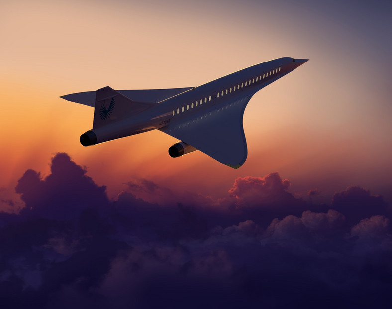 Samolot naddźwiękowy Overture od Boom Supersonic