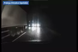 Jechał na "czołówkę" z policjantem. Ten musiał się zatrzymać [WIDEO]