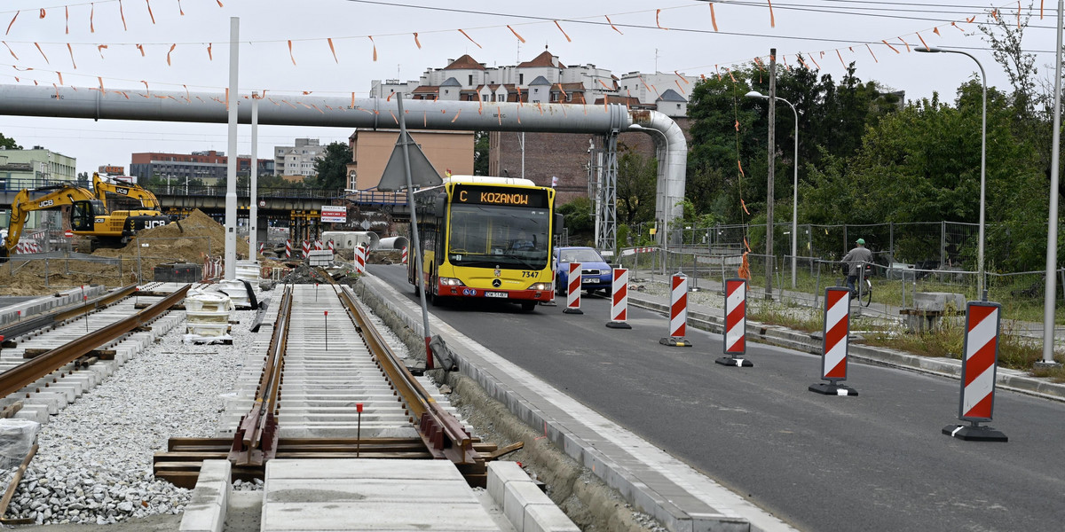 Kończy się I etap budowy tramwaju na Popowice