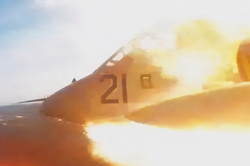 Ukraiński Su-25 oberwał rakietą, pilot nie miał szans. Przerażające nagranie ze skrzydła