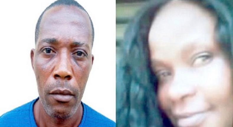 The suspect, Victor Umeh and the deceased, Happiness