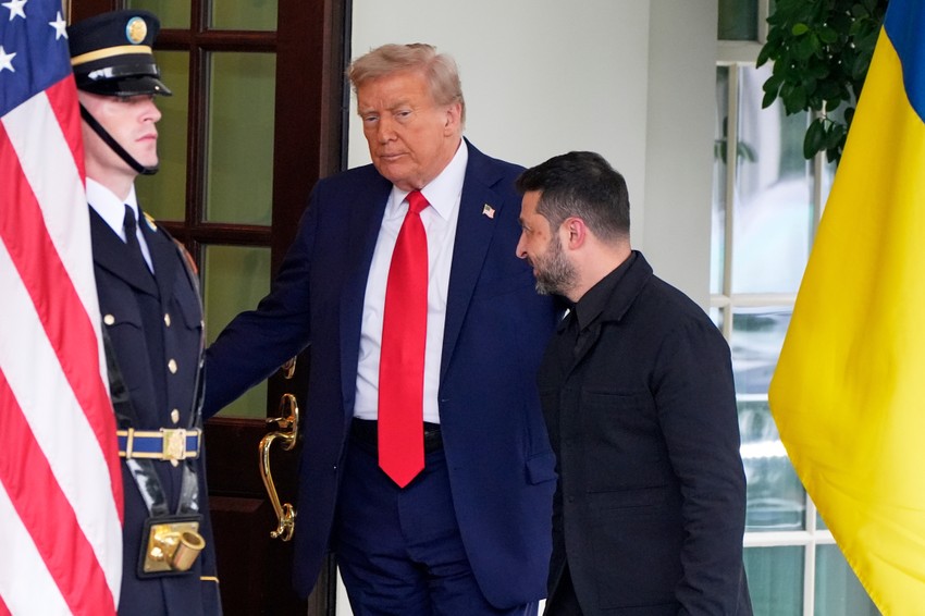 Donald Tramp i Volodimir Zelenski u Beloj kući 18. avgusta