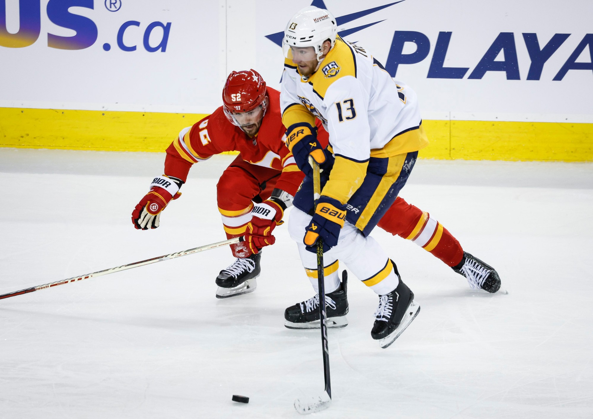 Zápas NHL: Calgary Flames - Nashville Predators.