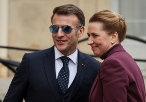 Emanuel Makron i Mete Frederiksen 