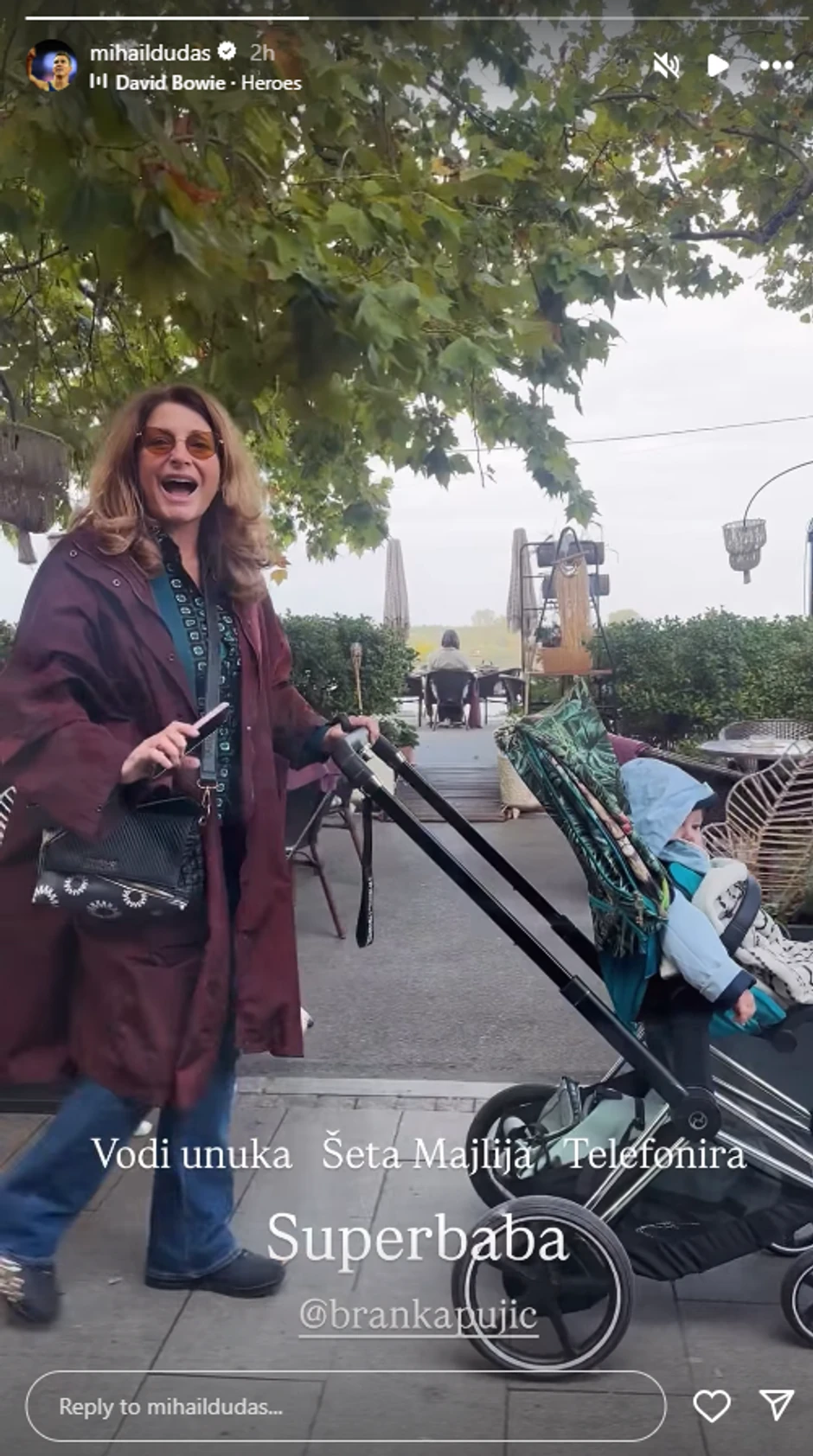 Branka Pujić sa unukom