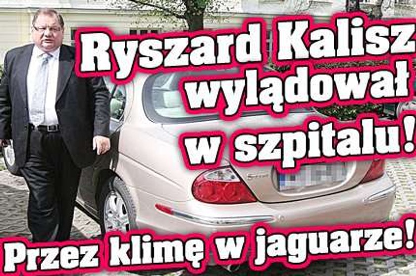 Kalisz wylądował w szpitalu! Przez klimę w jaguarze!