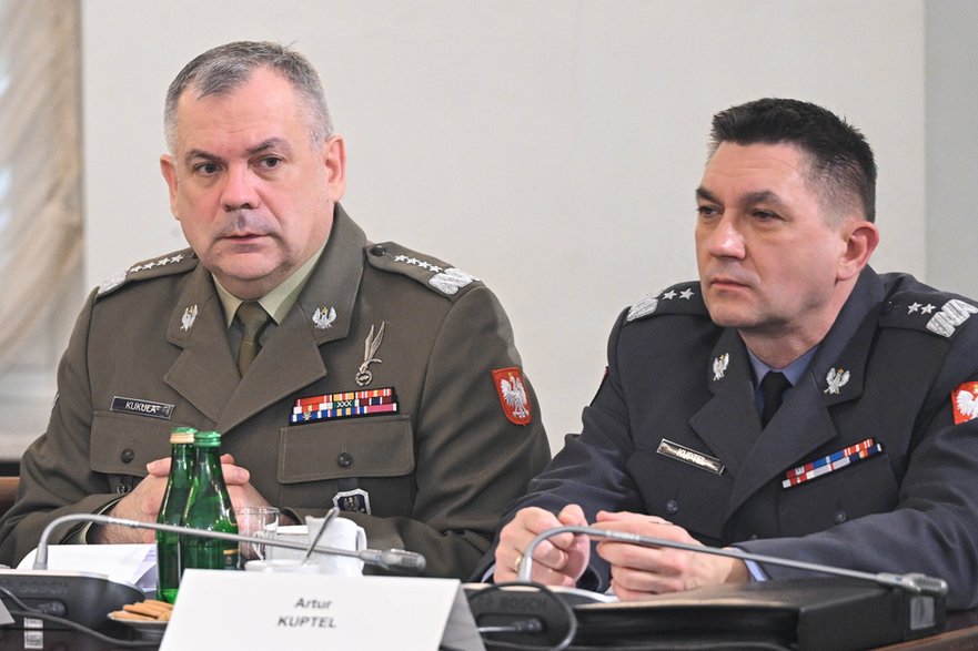 Gen. Wiesław Kukuła i gen. Artur Kuptel