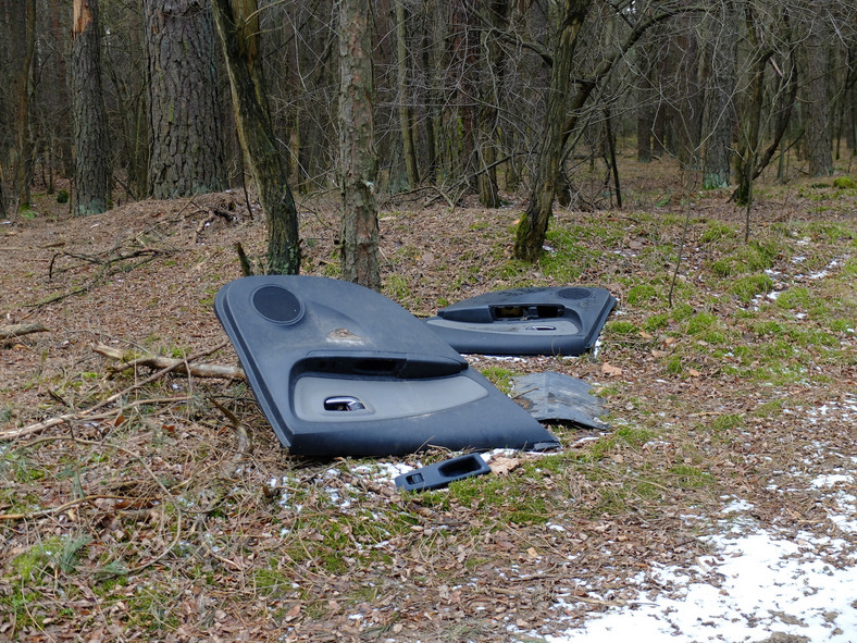Zobacz, co zostaje z samochodów, które wpadły w ręce przestępców. Szokujące zdjęcia z lasów powiatu wołomińskiego!