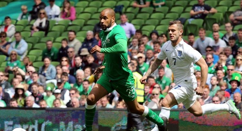 David McGoldrick (L, pictured June 2015) had a brilliant opportunity after just 14 minutes when the Blades were awarded a penalty