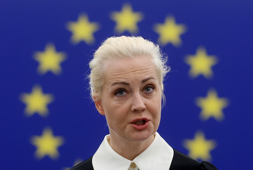 Julija Navaljna u parlamentu EU