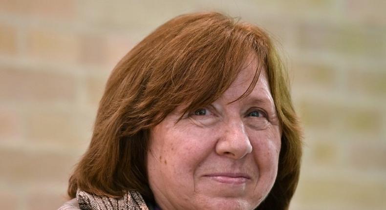 Belarusian writer Svetlana Alexievich was awarded the 2015 Nobel Literature Prize