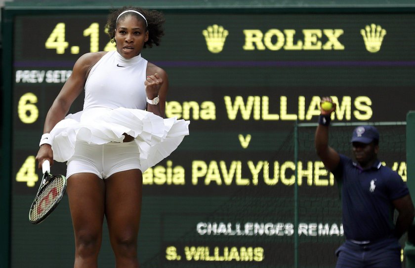 Serena Williams pokazała swój biust na Snapchacie