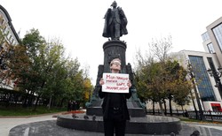 Nowy sposób rosyjskiej opozycji na protesty. Tym razem policja nie interweniowała