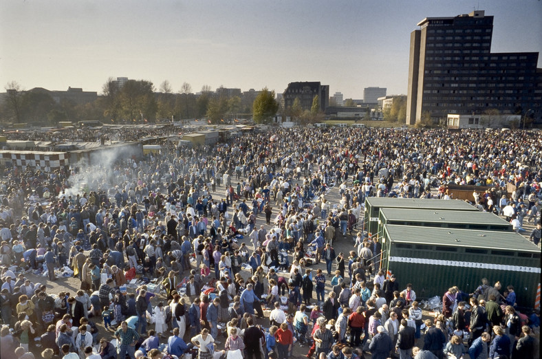 Polenmarkt w Belinie Zachodnim, 1990 r.