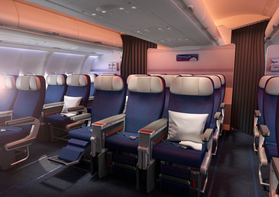 Klasa premium economy w Brussels Airlines