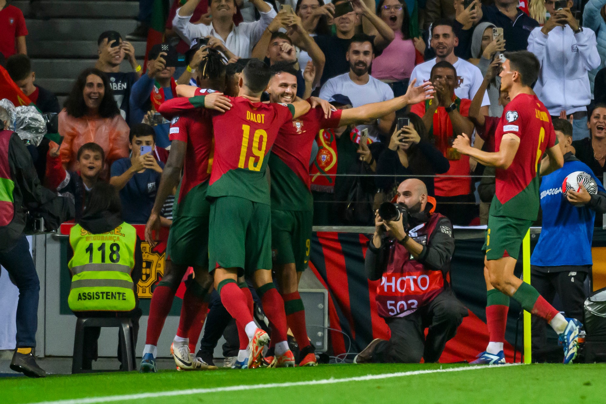 Futbalisti Portugalska sa tešia z gólu.
