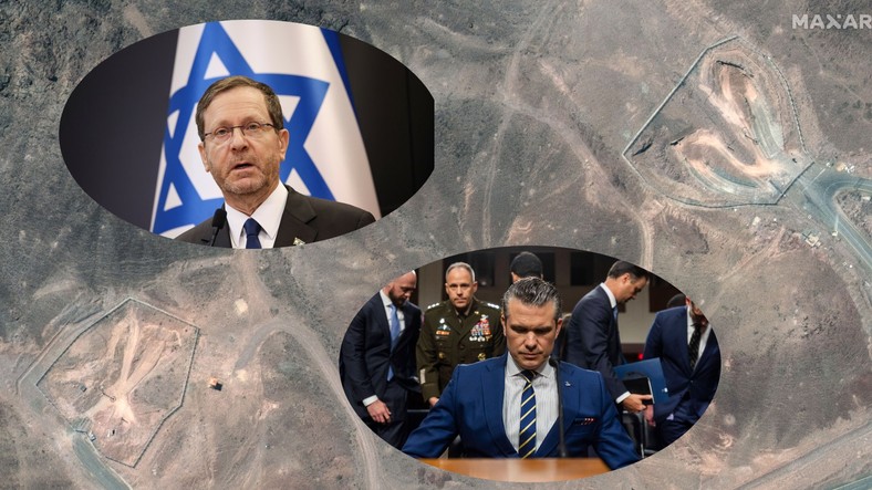 Co najmniej sześć kraterów po bombach pokazują zdjęcia satelitarne z Fordo