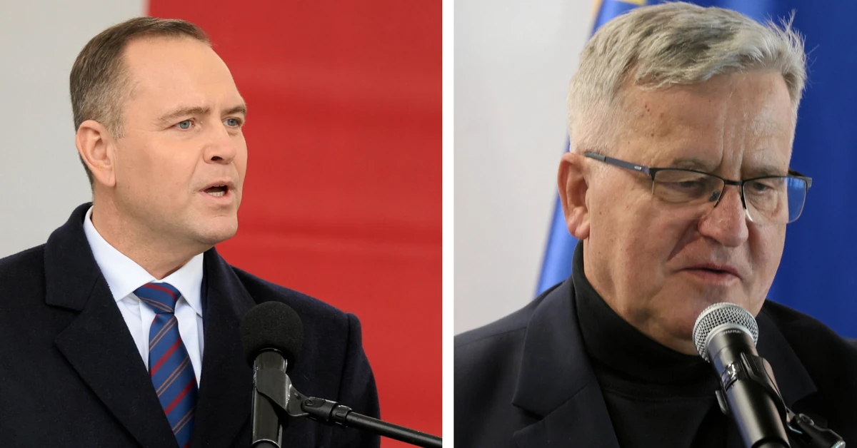 Komorowski: To już jest przejaw patologii politycznej. Wskazał na Nawrockiego