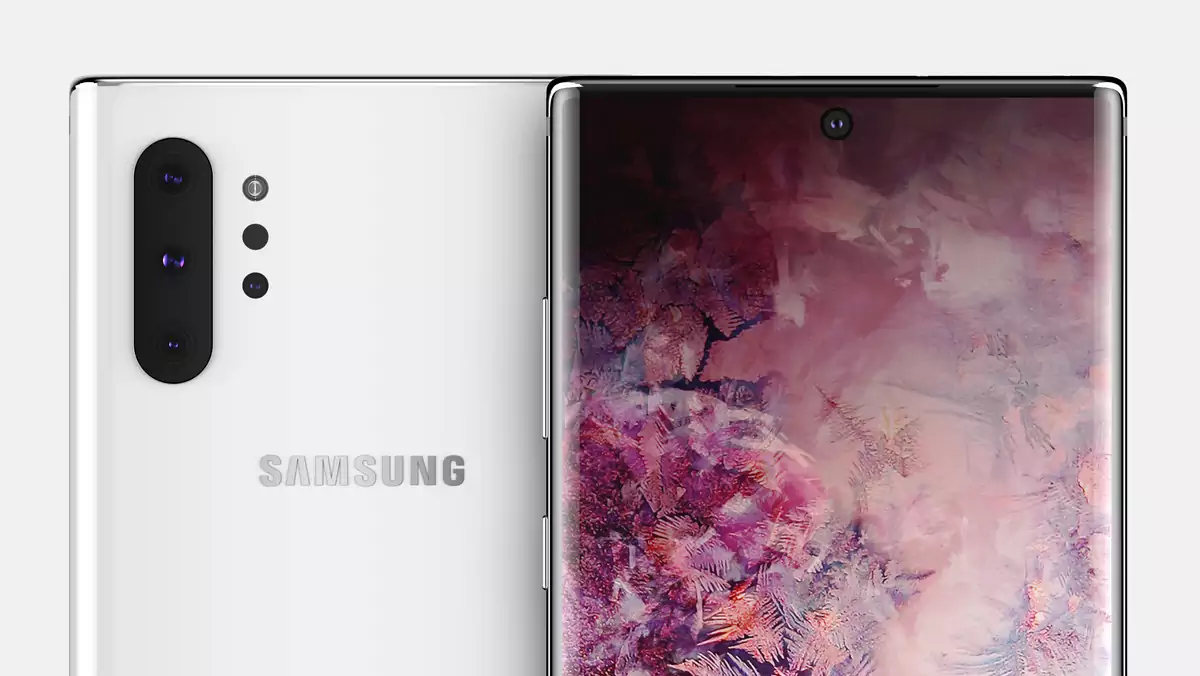 Samsung Galaxy Note 10 na oficjalnych renderach prasowych