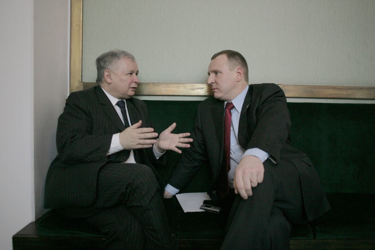 Jarosław Kaczyński i Jacek Kurski