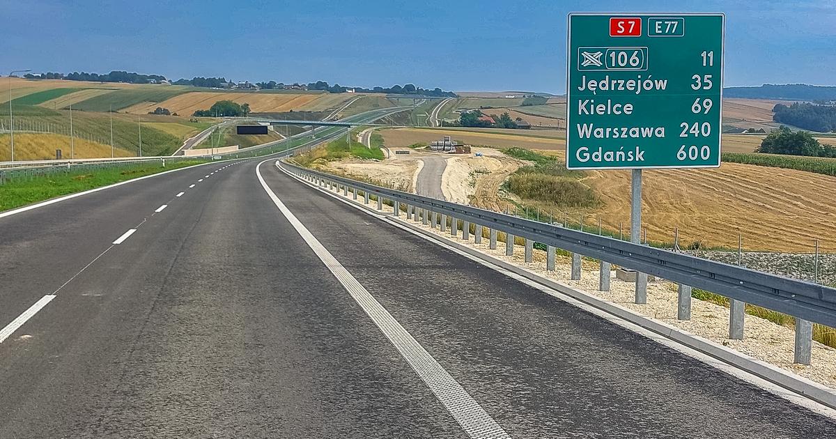  Droga S7 jest równie ważna jak autostrada A1. Trzeba połączyć trzy długie odcinki