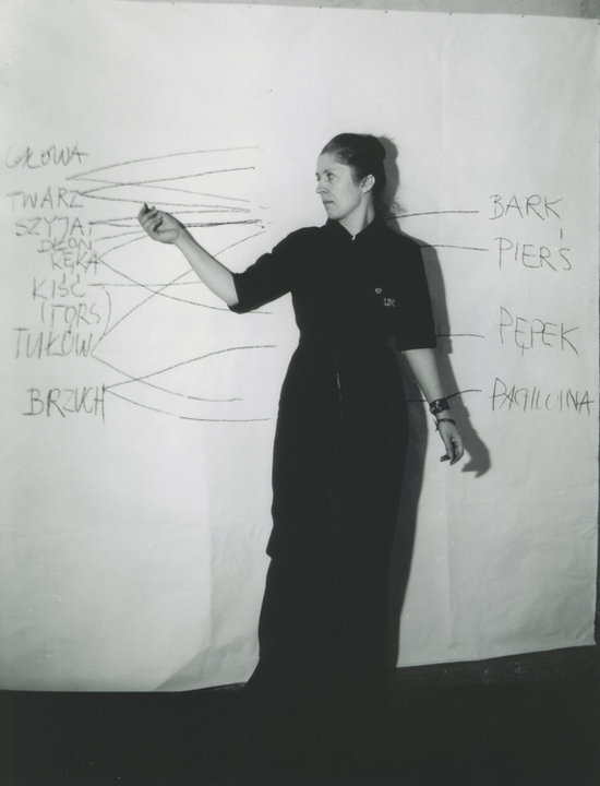 Barbara Kozłowska, "Arytmia", 1980 r. (dokumentacja performansu)
