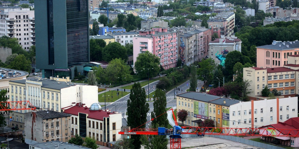 łódź panorama miasta