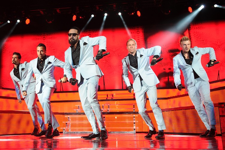 Backstreet Boys podczas koncertu w ramach 'In A World Like This Tour' – sierpień 2013