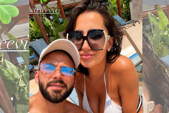 MARKO GAČIĆ NA PLAŽI SA TRUDNOM DEVOJKOM Grli je oko struka, ona u bikiniju: Više ne kriju ljubav (Foto)