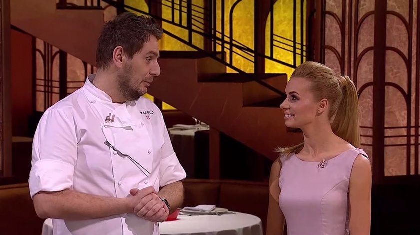 Izabela Janachowska i Wojciech Modest Amaro w Hell's Kitchen