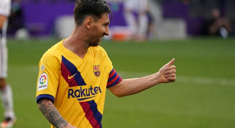 Lionel Messi notched his 20th assist of the season in Barcelona's 1-0 win over Real Valladolid on Saturday.