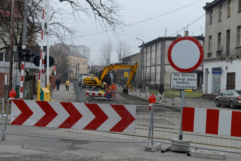 Remont ul. Okulickiego na Zakrzowie