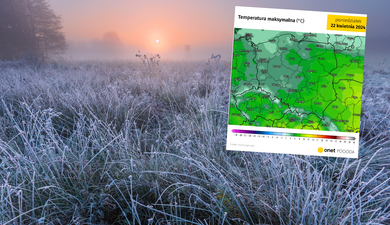 Nadchodzi kulminacyjna fala zimna. W nocy nawet -8 st. C [PROGNOZA]