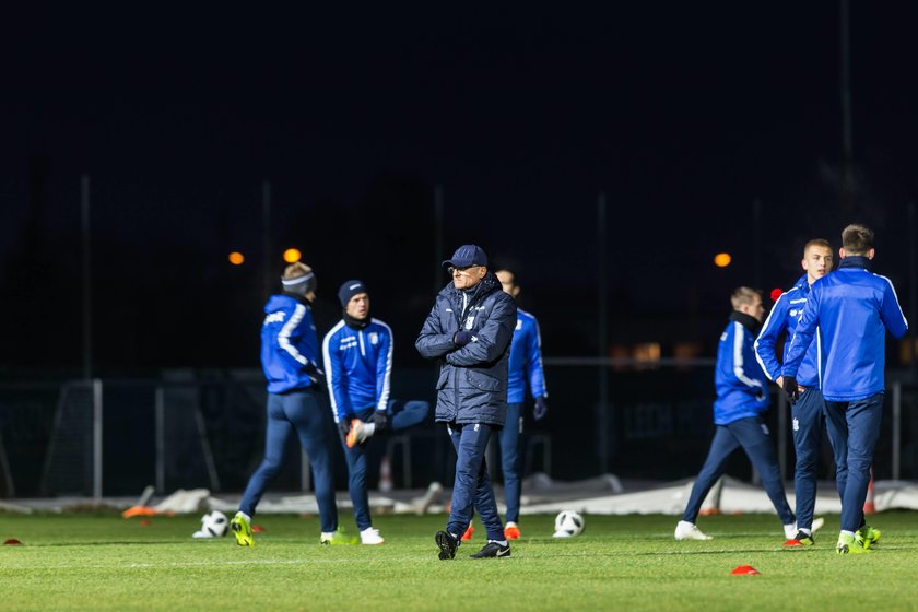 Lech Poznan - trening pierwszego zespolu