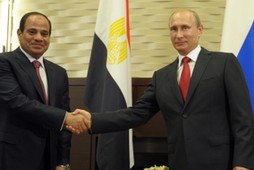 Putin, Abdel Fattah el-Sisi