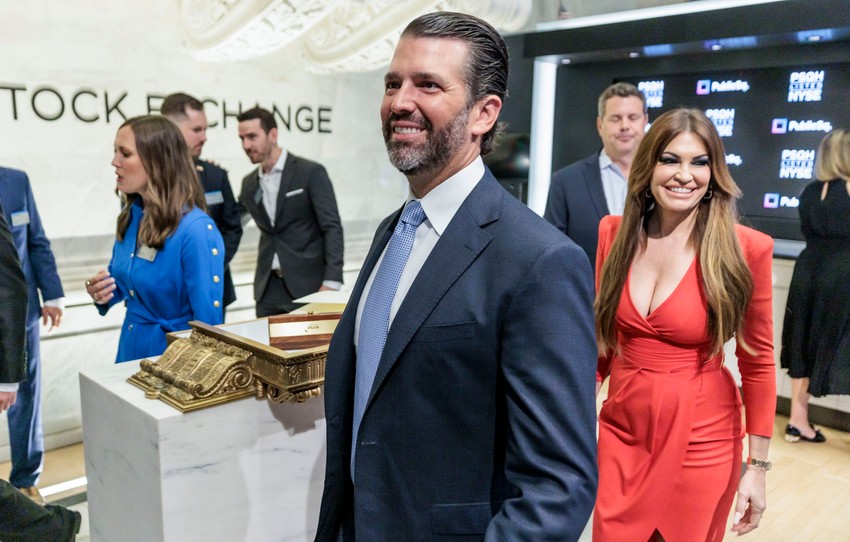 Donald Tramp Mlađi i Kimberli Gilfojl uslikani 2023. godine