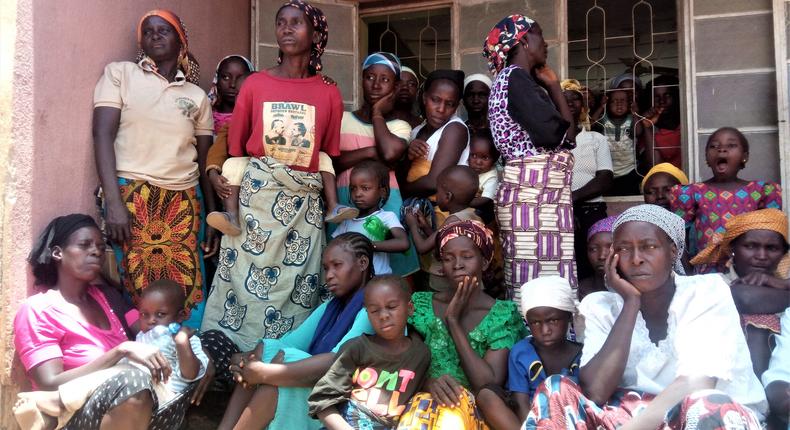 Some IDPs at Mararaban Kajuru IDP Camp [NAN]