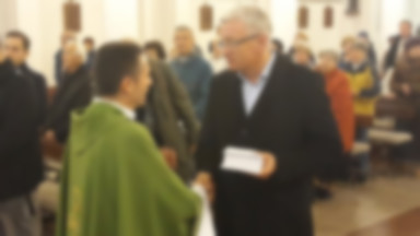 Prezydent Poznania wziął udział we mszy w swojej intencji