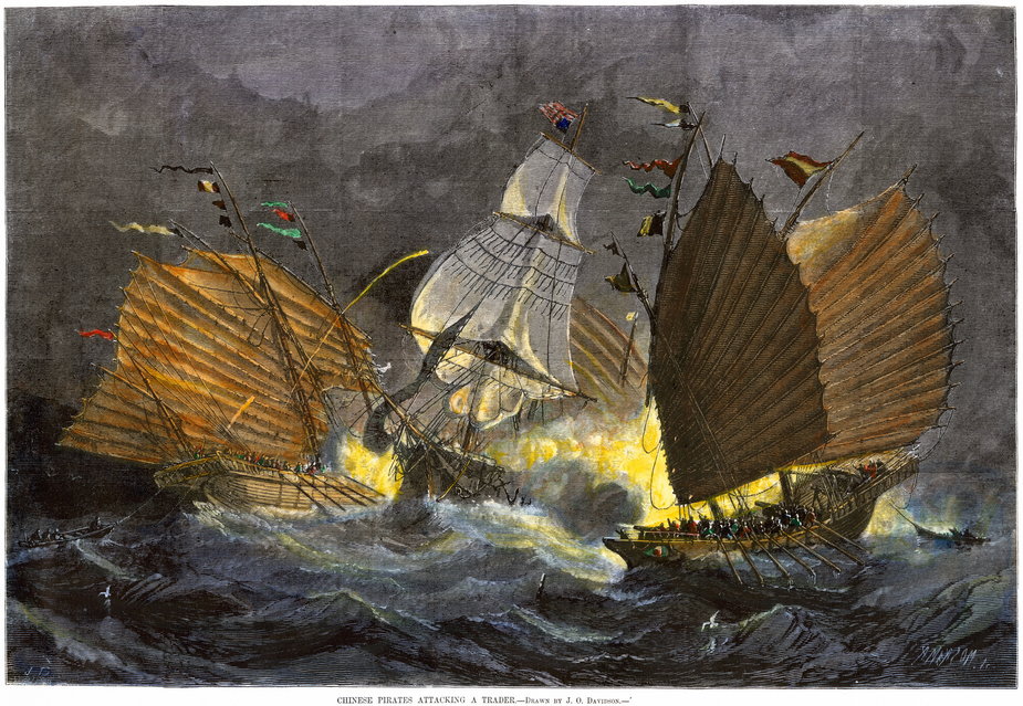 Chińscy piraci atakują statek handlowy
