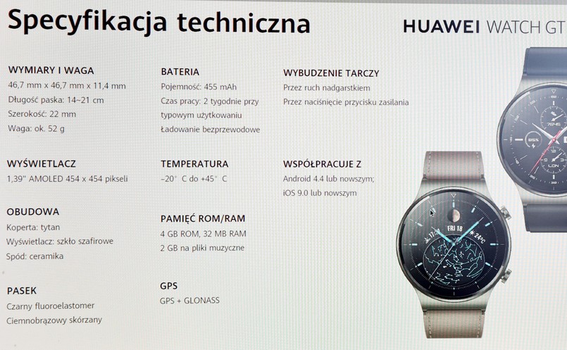 Huawei Watch GT 2 Pro