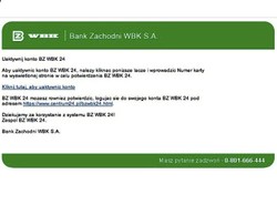 Klienci banku BZ WBK w niebezpieczeństwie
