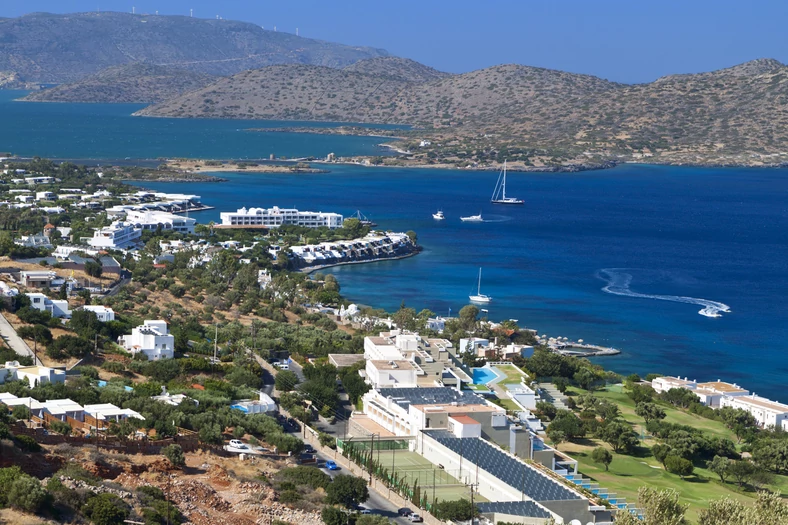 Kreta, zatoka Elounda